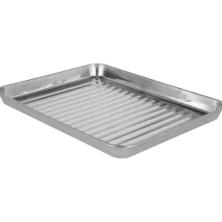 Serveringsbricka rostfritt stål 31,7 cm