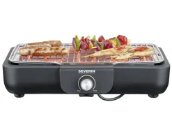 Severin elektrisk bordsgrill, grillgaller i rostfritt stål