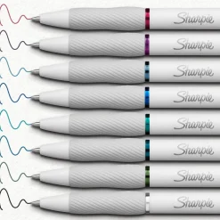 Sharpie S-Gel gelpenna 0,7 mm, blandade färger, 8-pack