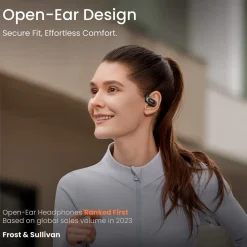 Shokz OpenFit Air open-ear hörlurar, AI brusreducering