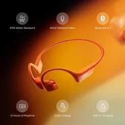 Shokz OpenRun Pro 2 open-ear, bone conduction hörlurar