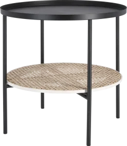 Sidobord rotting metall, 45 cm
