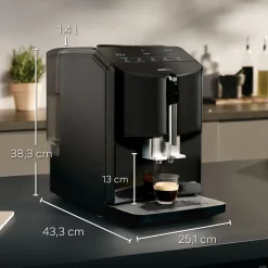 Siemens EQ300 kaffemaskin bönor helautomatisk