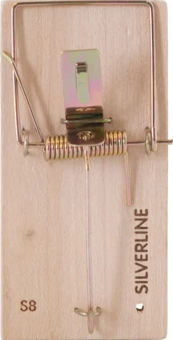 Silverline Battler M4 musfälla trä, 4-pack