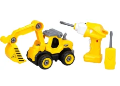 Silverlit RC grävmaskin byggset med ljud, från 3 år