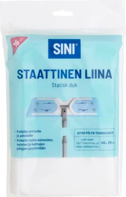 Sini statiska golvdukar, städduk för mopp, 16-pack