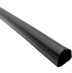 Självhäftande kabelkanal, svart, 1 meter