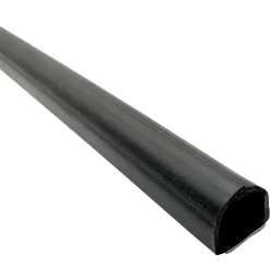 Självhäftande kabelkanal, svart, 1 meter