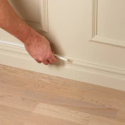 Självhäftande kabelkanal vit, 1 meter