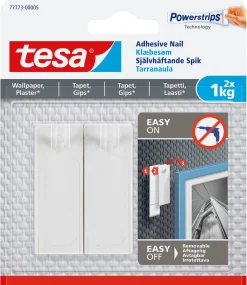 Självhäftande spikar Tesa, 2-pack