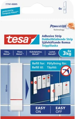 Självhäftande remsor Tesa