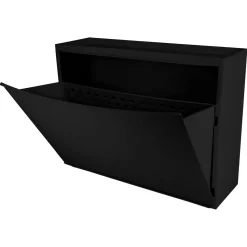 Skoskåp smalt vägghängt plast, 51,5x16x39 cm