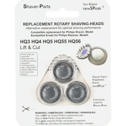 Skärhuvud Lift&Cut HQ3/4/5/55/56 till Philips rakapparat, 3-pack