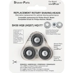 Skärhuvud SH30/HQ8/HQ177 till rakapparat Philips, 3-pack