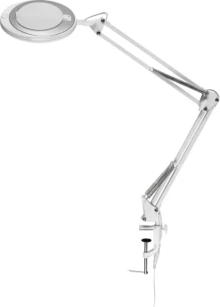 Skrivbordslampa med förstoringsglas LED
