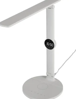 Skrivbordslampa med trådlös Qi-laddning
