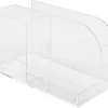 Skrivbordsställ med flera fack, transparent plast