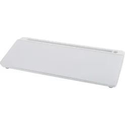 Skrivbordsställ med whiteboard i glas, 40 cm