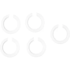 Skärmring adapter E27 till E14 vit, 5-pack