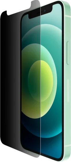 Skärmskydd iPhone 12 mini, Belkin Tempered Glass Privacy Anti-Microbial