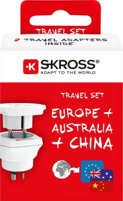 Skross Combo World to Australia China Europe adapter