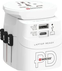 Skross Pro Light USB World universal reseadapter
