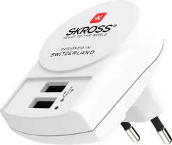 SKROSS, USB-laddare med dubbla uttag