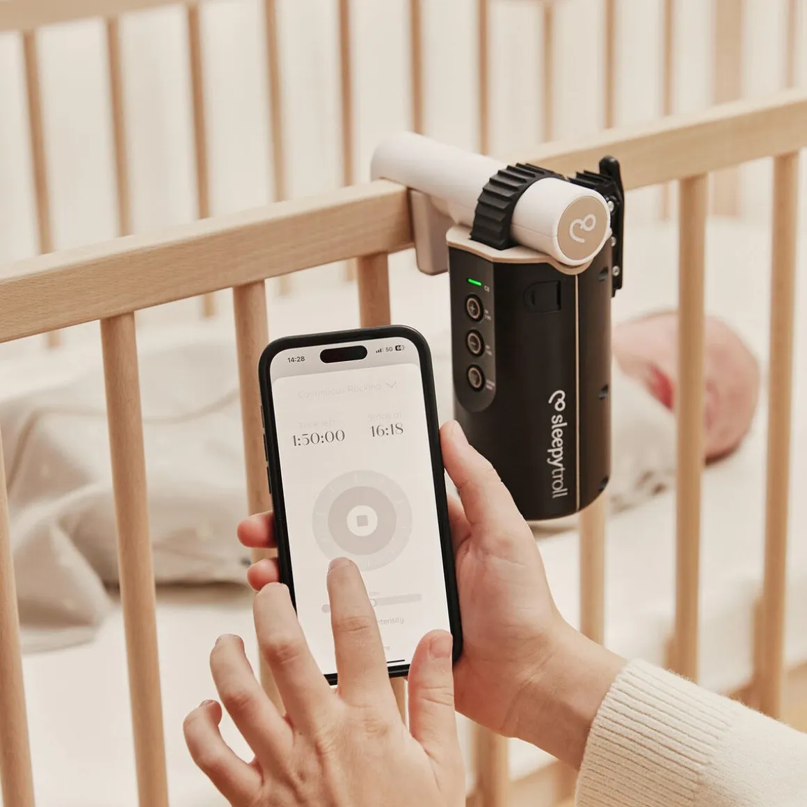 Sleepytroll Baby Rocker Gen2 svart