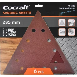 Slippapper 285 mm till Cocraft HDS710-2, 6-pack