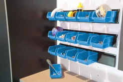 Små plastbackar till Cocraft förvaringsskena, 5-pack