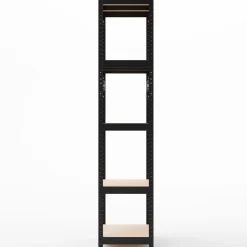 Smal förvaringshylla metall, 60x40x180 cm
