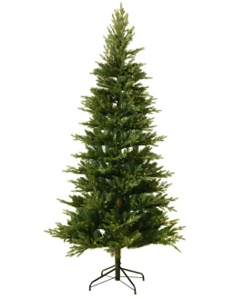 Smal julgran med belysning Lillehammer Slim 210 cm