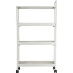 Smal rullvagn med 4 hyllplan
