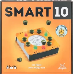 Smart 10 spel med frågekort, svenska, från 14 år