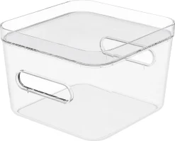 SmartStore Compact Square förvaringslåda plast, genomskinlig