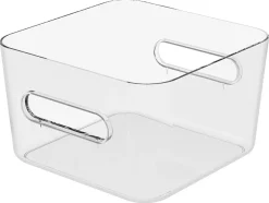SmartStore Compact Square förvaringslåda plast, genomskinlig