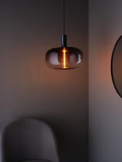Smokey LED-lampa E27, magnetiskt filament, 30 cm