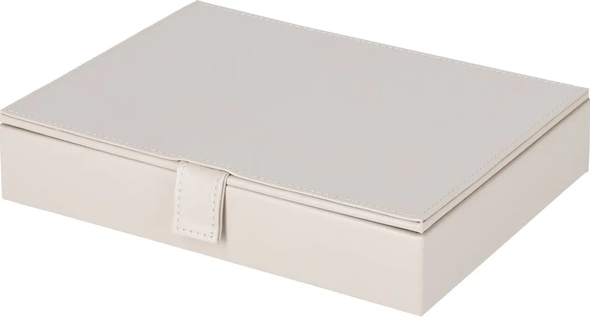 Smyckesförvaring, smyckesbricka med lock, stapelbar