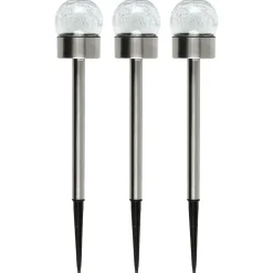 Solcellslampa markspjut rabatt Northlight, 3-pack