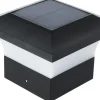 Solcellslampa stolphatt stolplock Northlight, 9,5 x 9,5 cm