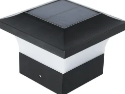 Solcellslampa stolphatt stolplock Northlight, 9,5 x 9,5 cm