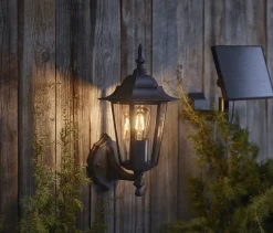 Solcellslampa fasad, vägglykta utomhus Northlight