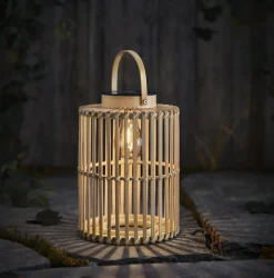 Solcellslykta bambu Northlight