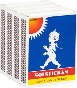 Solstickan långa tändstickor, 4-pack