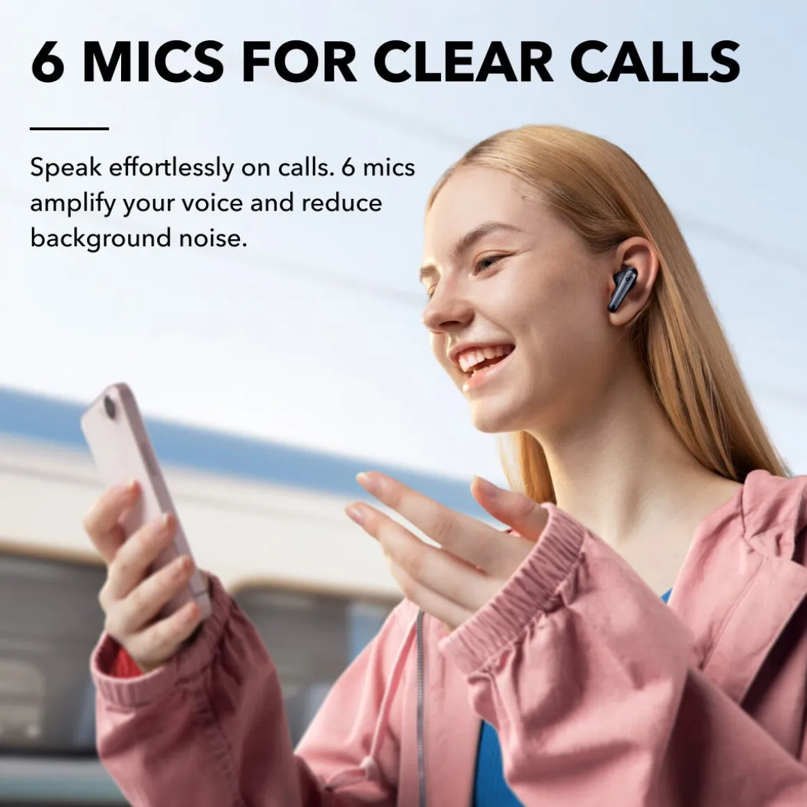 Soundcore Liberty 4 NC in ear-hörlurar med adaptiv ANC