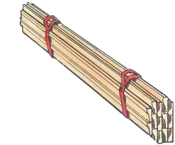 Spännrem med bärögla 18 mm x 1,5 m röd, 2-pack