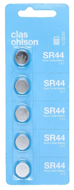 SR44 silveroxidbatteri 1,5 V, 5-pack