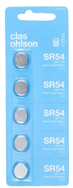 SR54 silveroxidbatteri 1,5 V, 5-pack