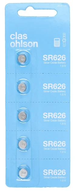 SR626 silveroxidbatteri 1,5 V, 5-pack