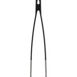 Stekpincett i glasfiber och silikon svart, 30 cm